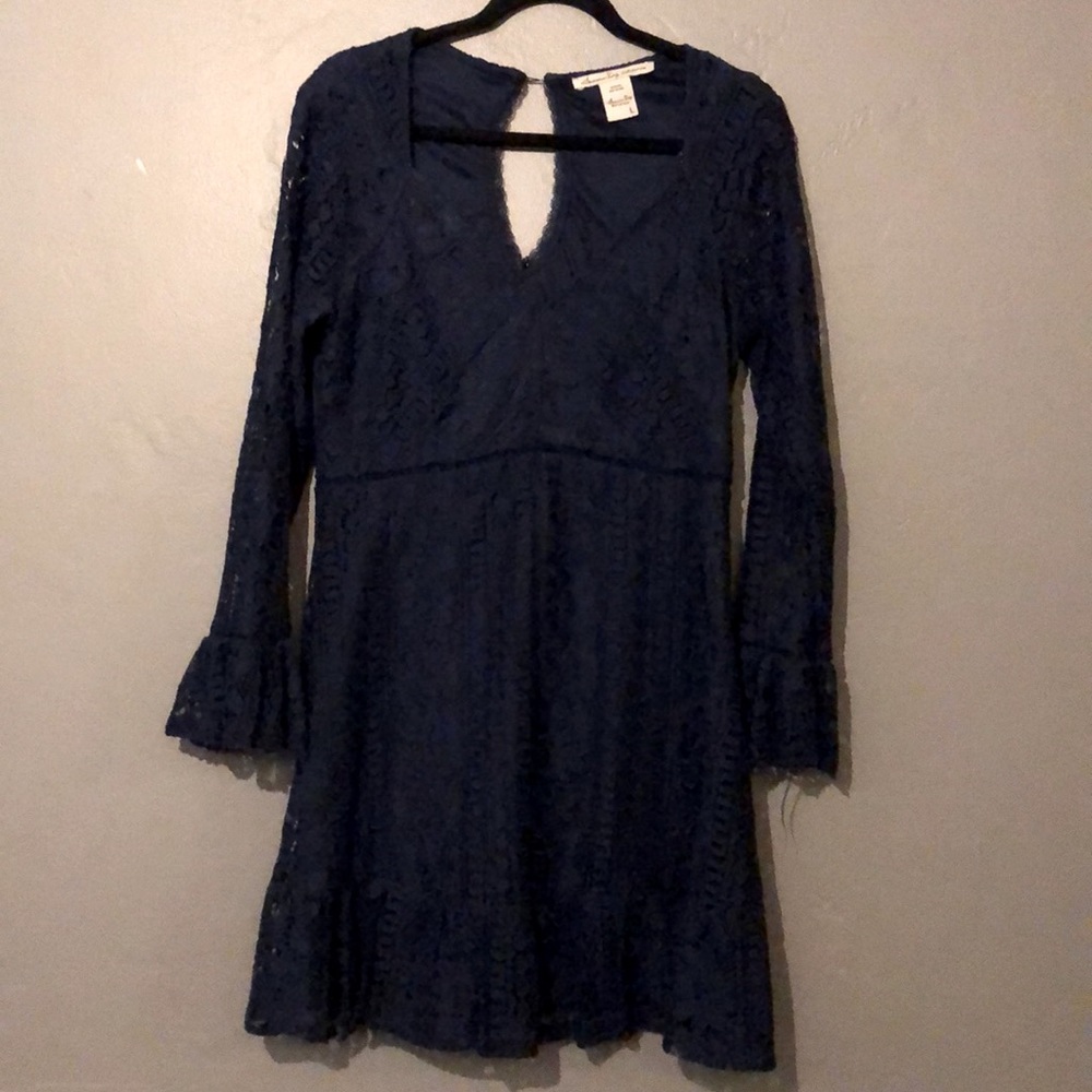 👗🤍 American Rag lace long sleeve dress 🤍 👗